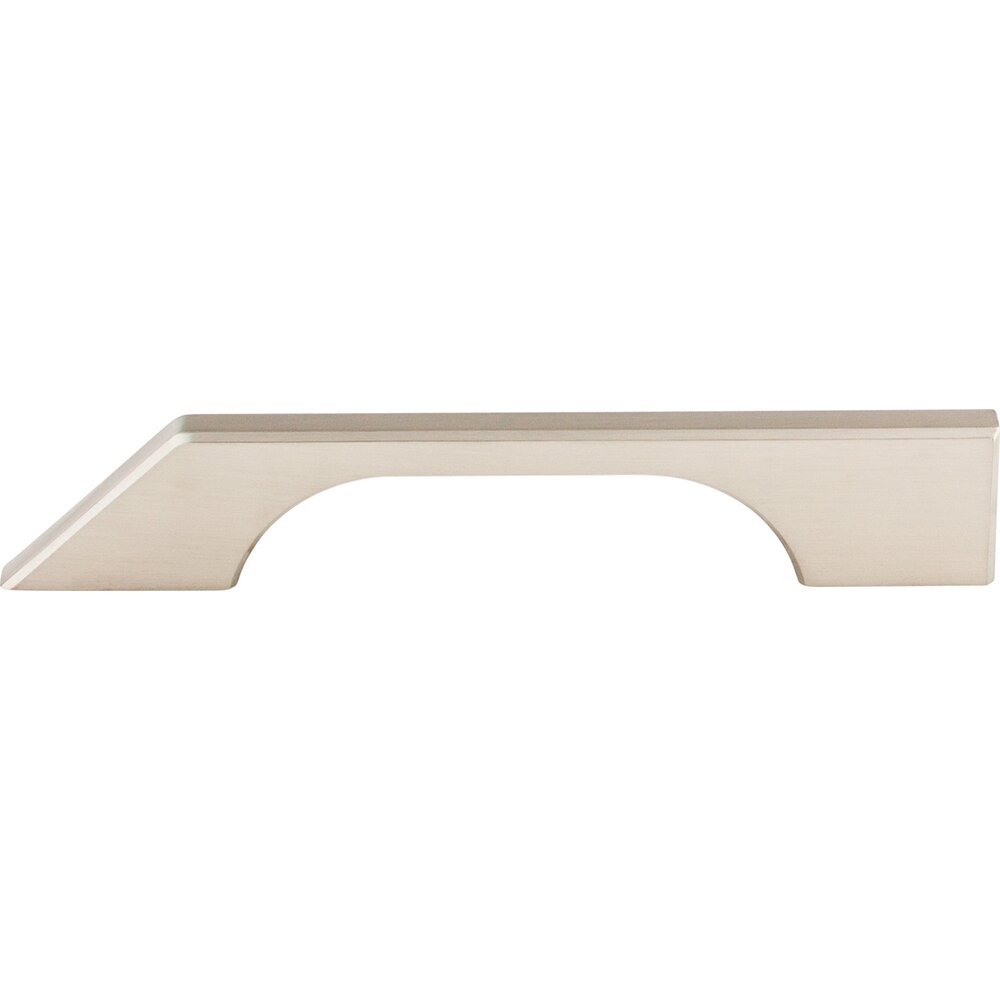 Tapered 5" Centers Bar Pull in Brushed Satin Nickel