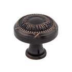 Ribbon 1 1/4" Diameter Mushroom Knob in Tuscan Bronze