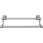 Stratton Bath Towel Bar 24" Double in Antique Pewter