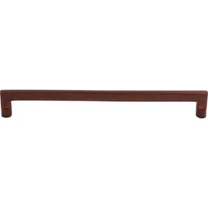 Top Knobs - Aspen - Solid Bronze 12" Centers Flat Sided Appliance Pull in Mahogany Bronze