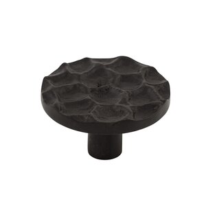 Top Knobs - Cobblestone - 1 15/16" Diameter Large Round Knob in Coal Black