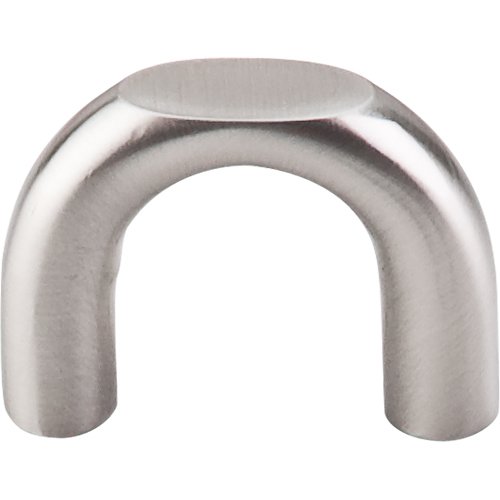 Curved 1 1/4" Centers Arch Pull in Brushed Satin Nickel
