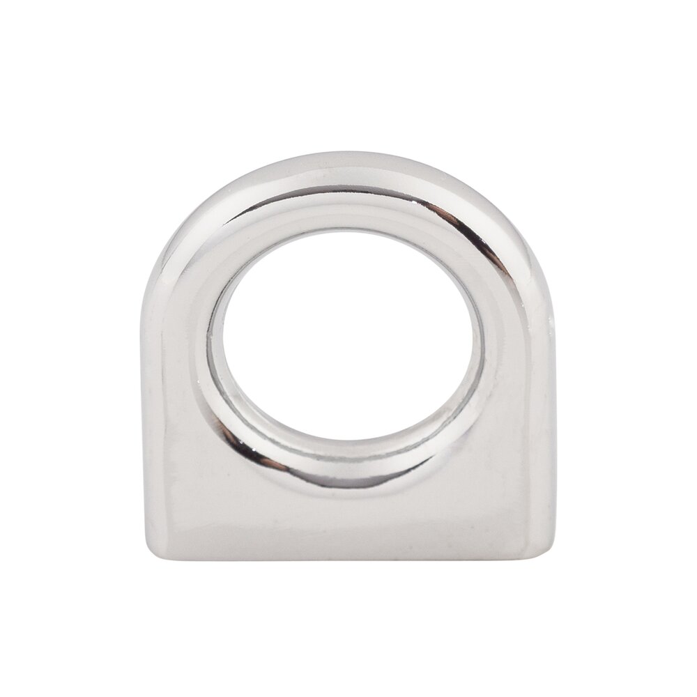 Ring 5/8" Centers Ring Pull in Polished Chrome