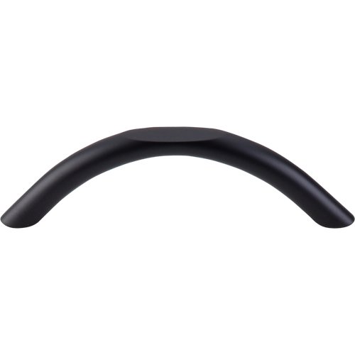 Curved 3 3/4" Centers Arch Pull in Flat Black
