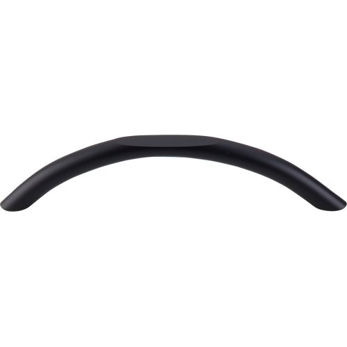 Curved 5 1/16" Centers Arch Pull in Flat Black