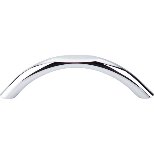 Curved 3 3/4" Centers Arch Pull in Polished Chrome