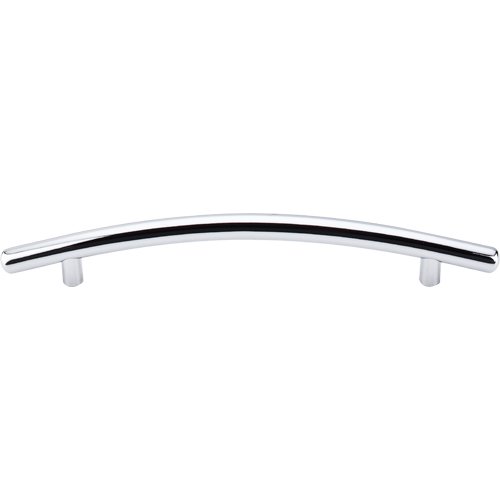 Curved 6 5/16" Centers Arch Pull in Polished Chrome