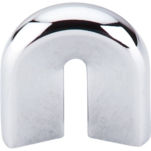 U Pull 3/4" Centers Finger Pull in Polished Chrome