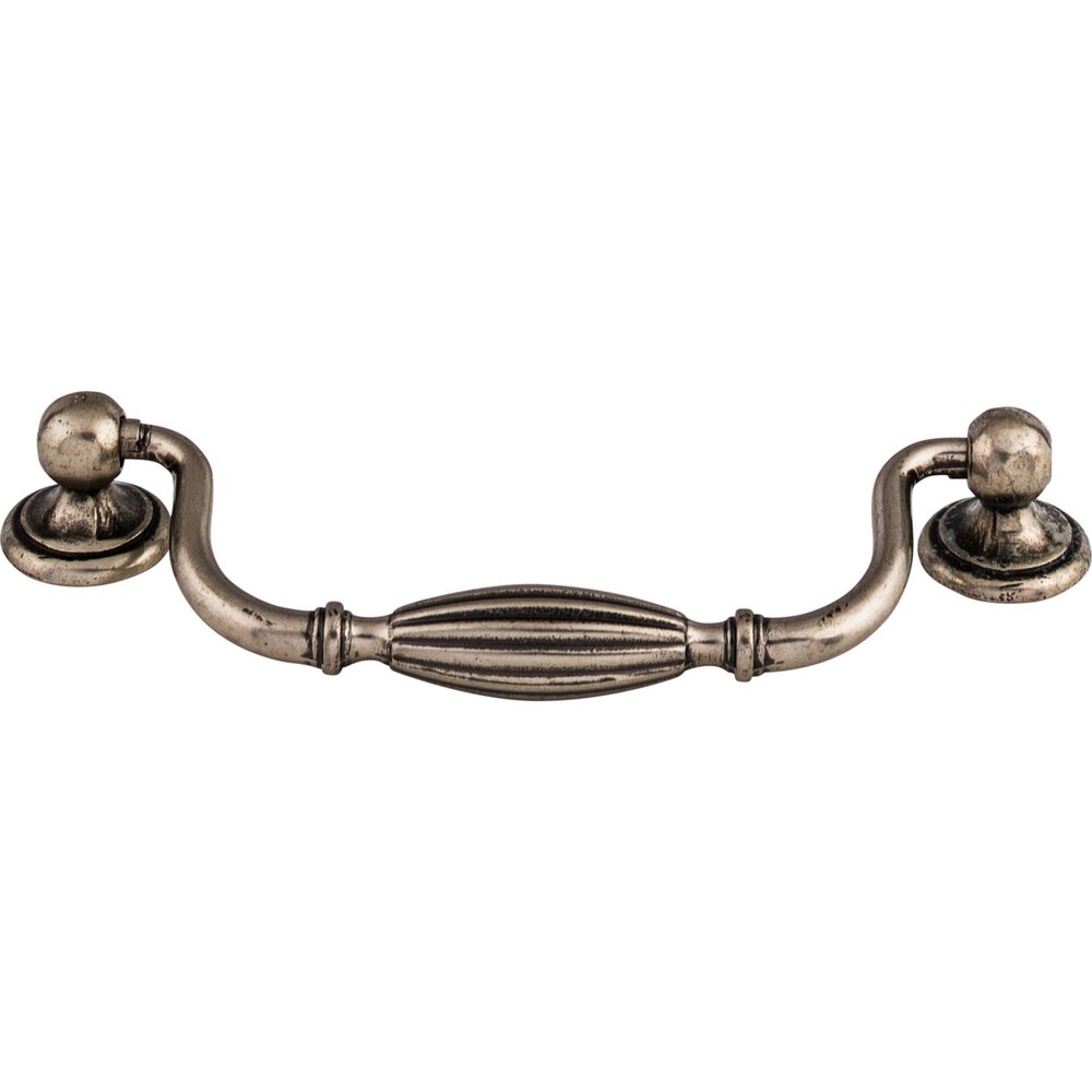 Tuscany 5 1/16" Centers Drop Pull in Pewter Antique