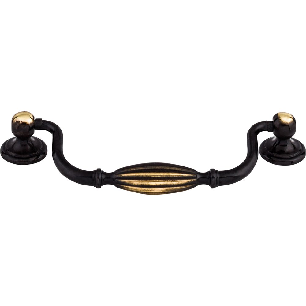 Tuscany 5 1/16" Centers Drop Pull in Dark Antique Brass
