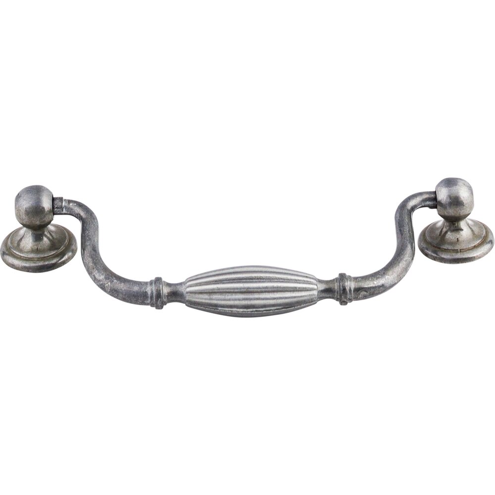 Tuscany 5 1/16" Centers Drop Pull in Pewter Light