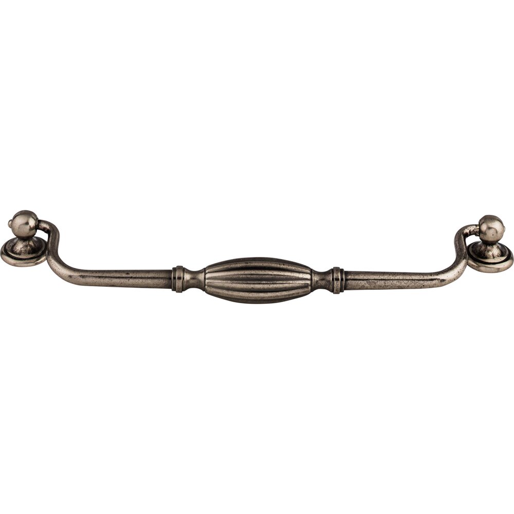 Tuscany 8 13/16" Centers Drop Pull in Pewter Antique