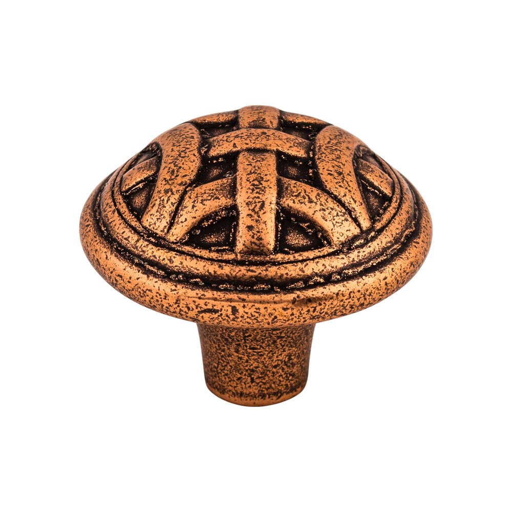 Celtic 1 1/4" Diameter Mushroom Knob in Old English Copper