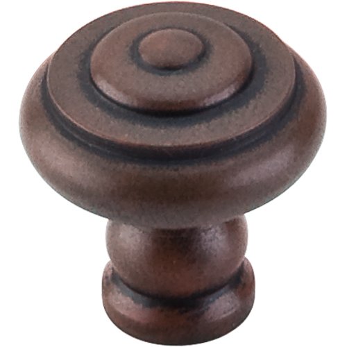 1 1/8" Dome Knob in Patine Rouge