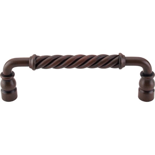 6" Oversized Twisted Bar Handle in Patine Rouge