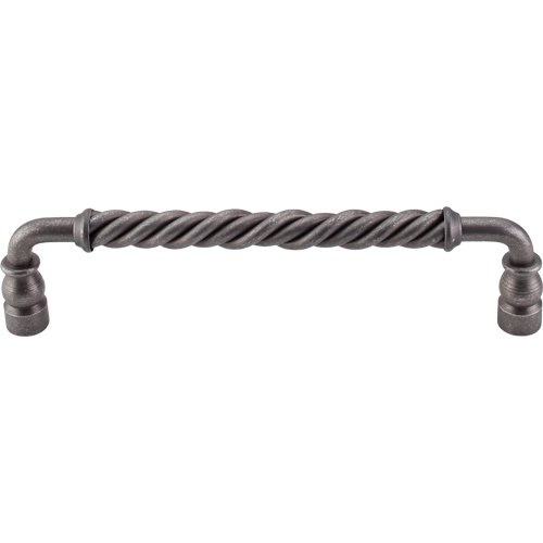8" Oversized Twisted Bar Handle in Pewter
