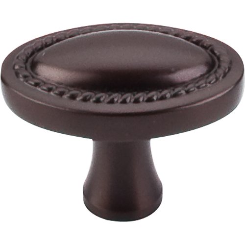 Oval Rope 1 1/4" Long Oval Knob in Oil Rubbed Bronze