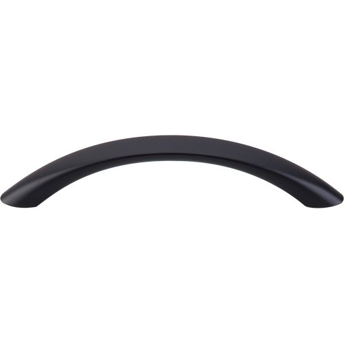 Bow 3 3/4" Centers Arch Pull in Flat Black