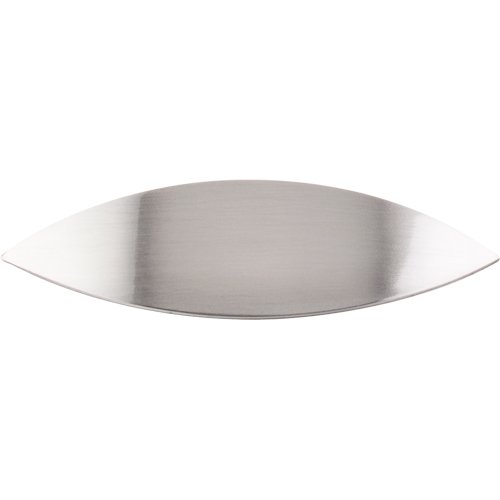 Eyebrow 2 1/2" Centers Cup Pull in Brushed Satin Nickel