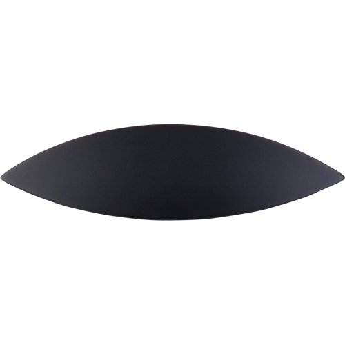 Eyebrow 2 1/2" Centers Cup Pull in Flat Black