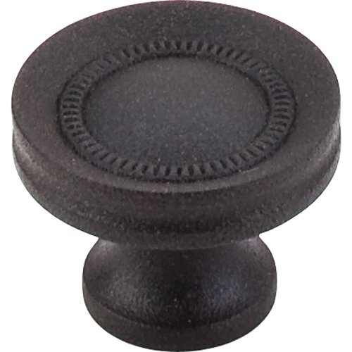 Button Faced Knob 1 1/4" - Rust