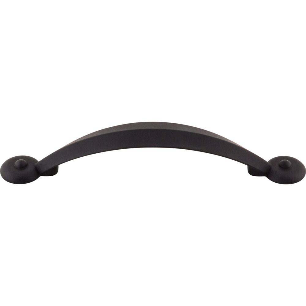Angle 3 3/4" Centers Arch Pull in Flat Black