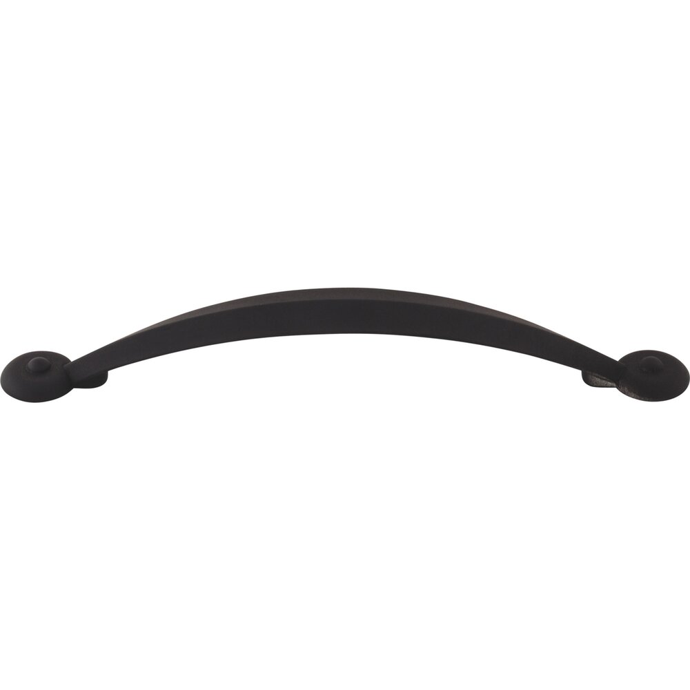 Angle 5 1/16" Centers Arch Pull in Flat Black