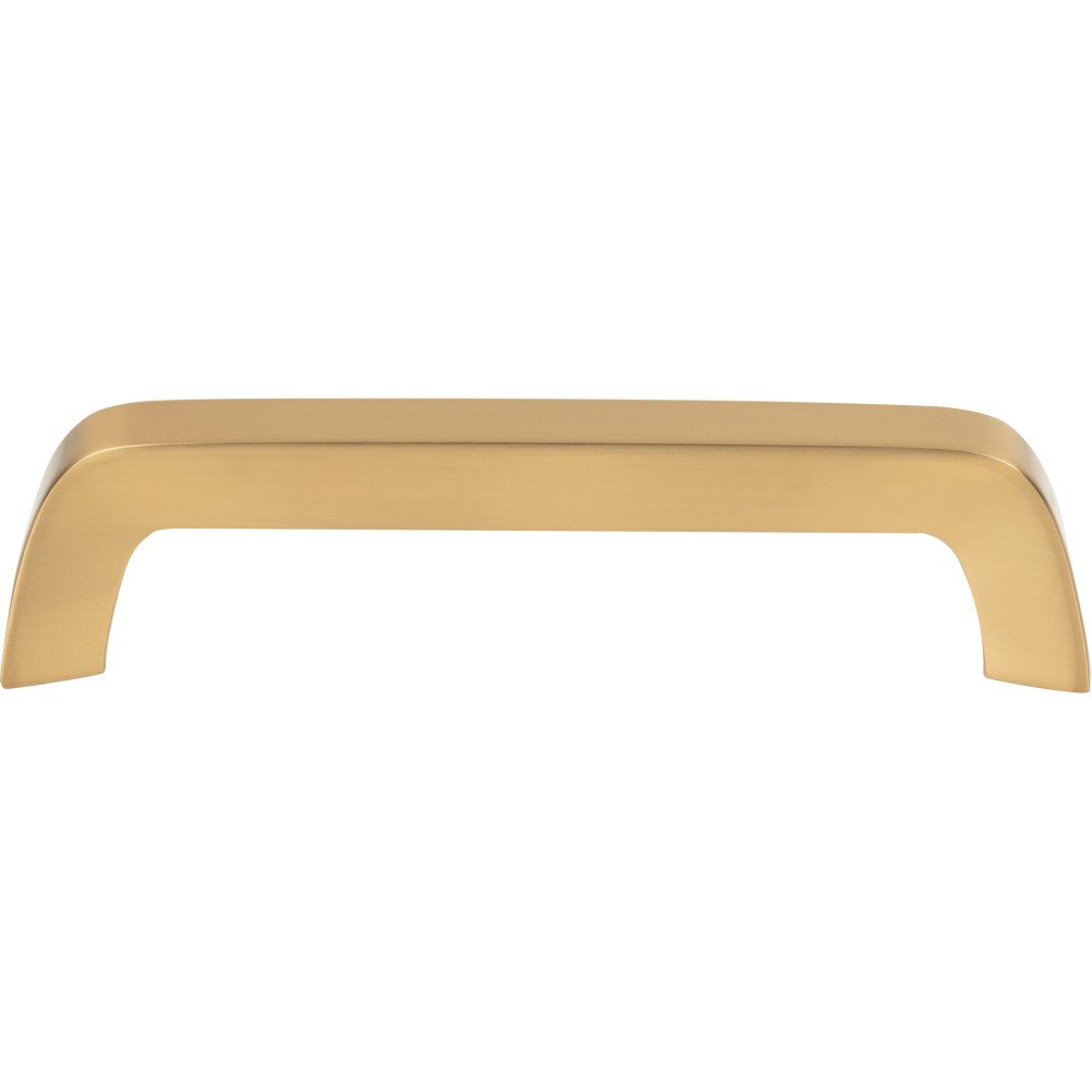 Tapered Bar 5 1/16" Centers Arch Pull in Honey Bronze
