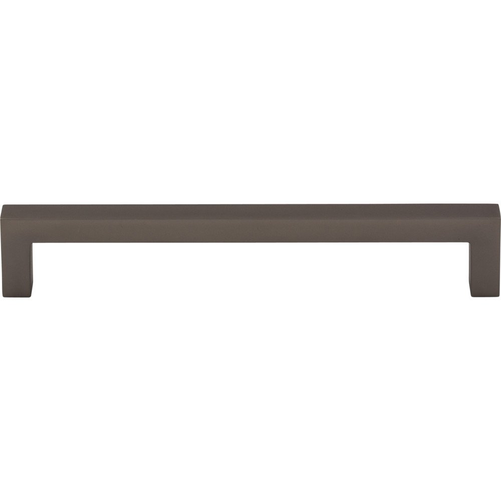 Square Bar 6 5/16" Centers Bar Pull in Ash Gray