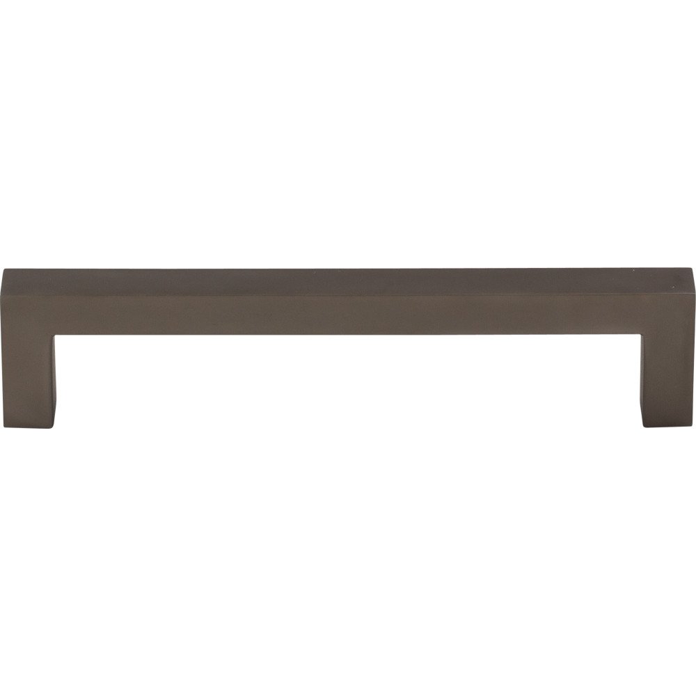 Square Bar 5 1/16" Centers Bar Pull in Ash Gray
