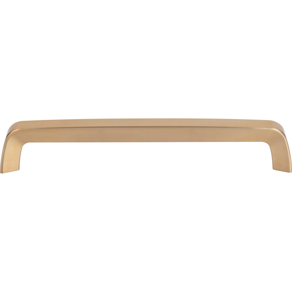 Tapered Bar 7 9/16" Centers Arch Pull in Honey Bronze