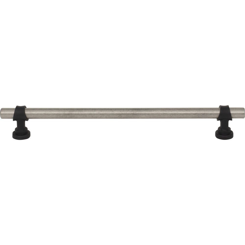 Bit 8 13/16" Centers Bar Pull in Pewter Antique and Flat Black