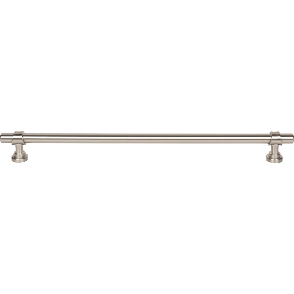 Bit 12" Centers Bar Pull in Brushed Satin Nickel