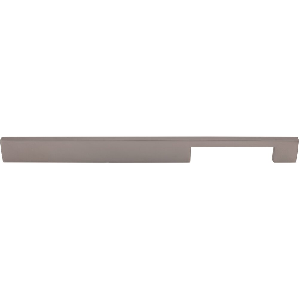 Linear 12" Centers Bar Pull in Ash Gray