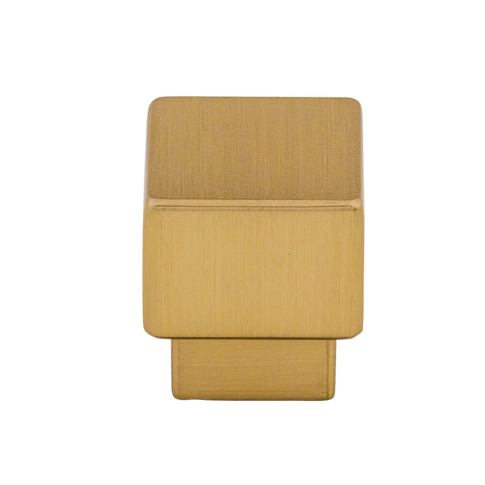 Tapered 1" Long Square Knob in Honey Bronze