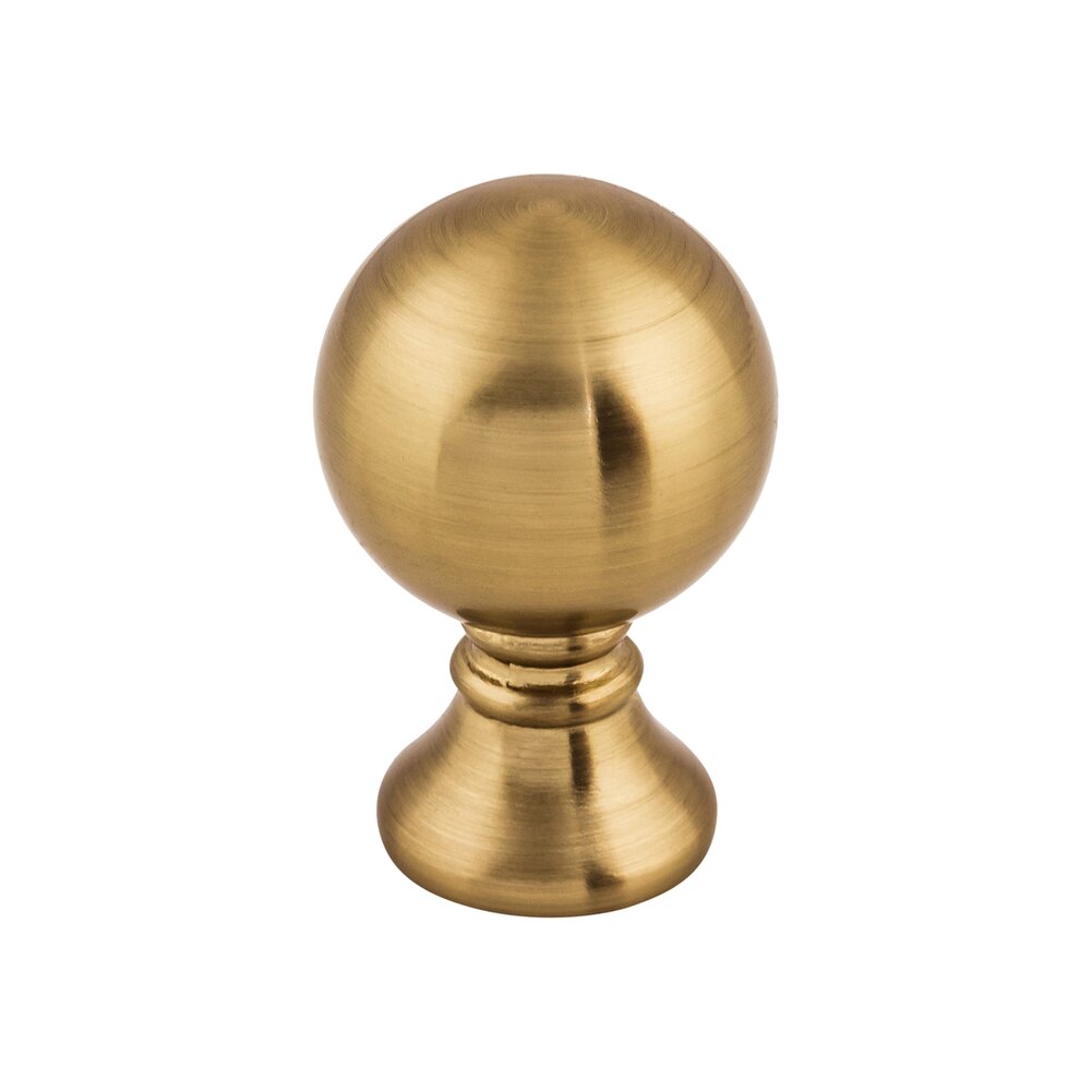 Kara 1" Diameter Mushroom Knob in Honey Bronze