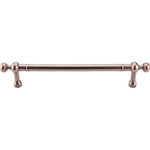 Oversized 12" Centers Door Pull in Antique Copper 15 1/8" O/A