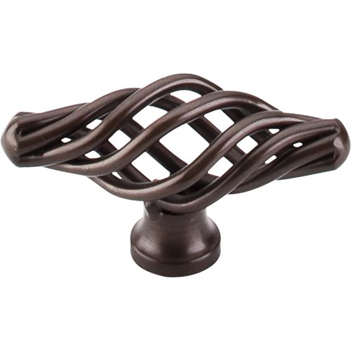 Small Oval Twist Knob in Oil Rubbed Bronze