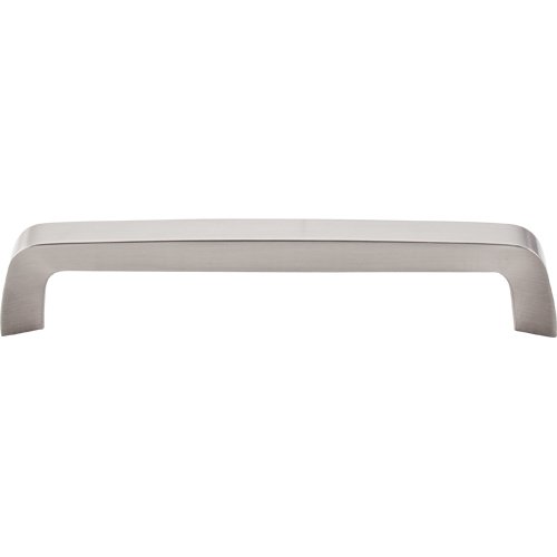 Tapered Bar 6 5/16" Centers Arch Pull in Brushed Satin Nickel