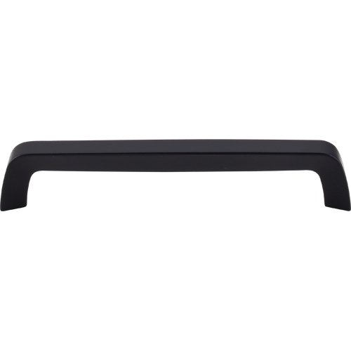 Tapered Bar 6 5/16" Centers Arch Pull in Flat Black