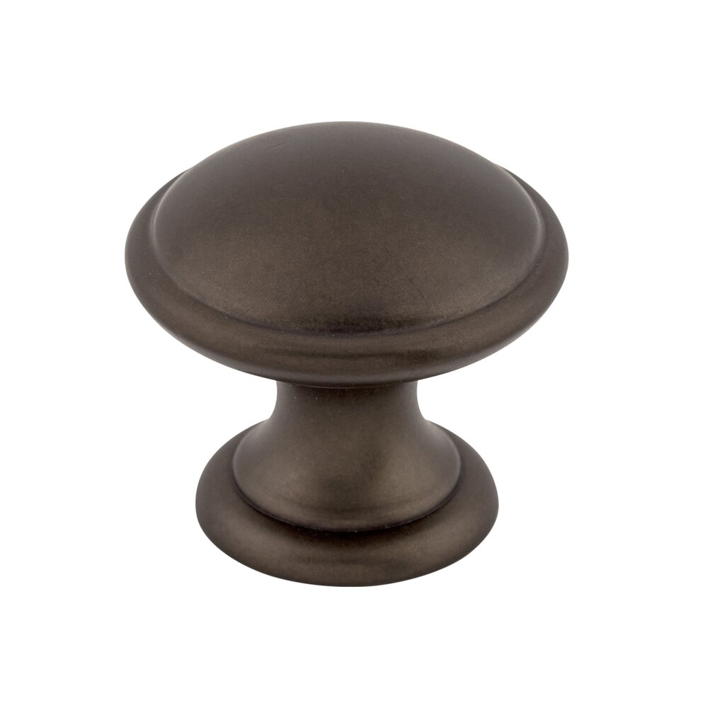 Rounded 1 1/4" Diameter Mushroom Knob in Oil Rubbed Bronze