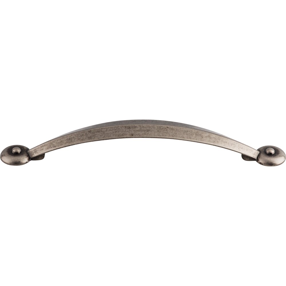 Angle 5 1/16" Centers Arch Pull in Pewter Antique