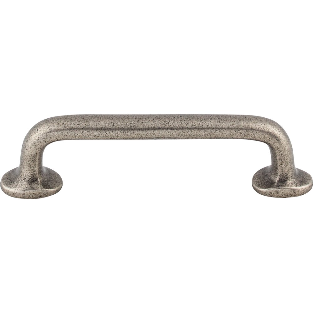 Aspen Rounded 4" Centers Bar Pull in Silicon Bronze Light