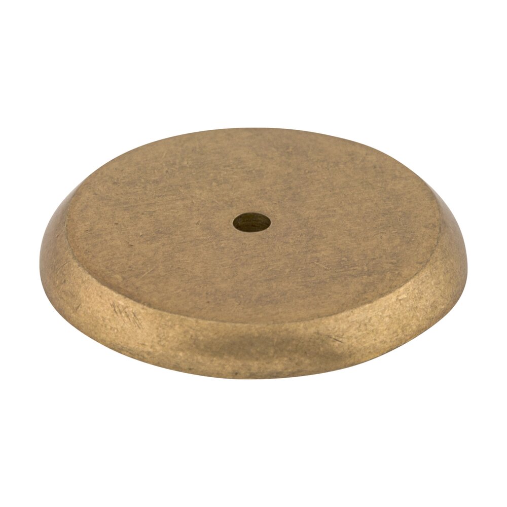 Aspen Round 1 3/4" Knob Backplate in Light Bronze