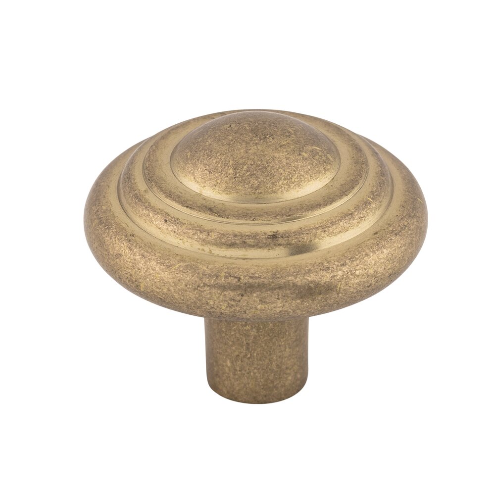 Aspen Button 1 3/4" Diameter Mushroom Knob in Light Bronze