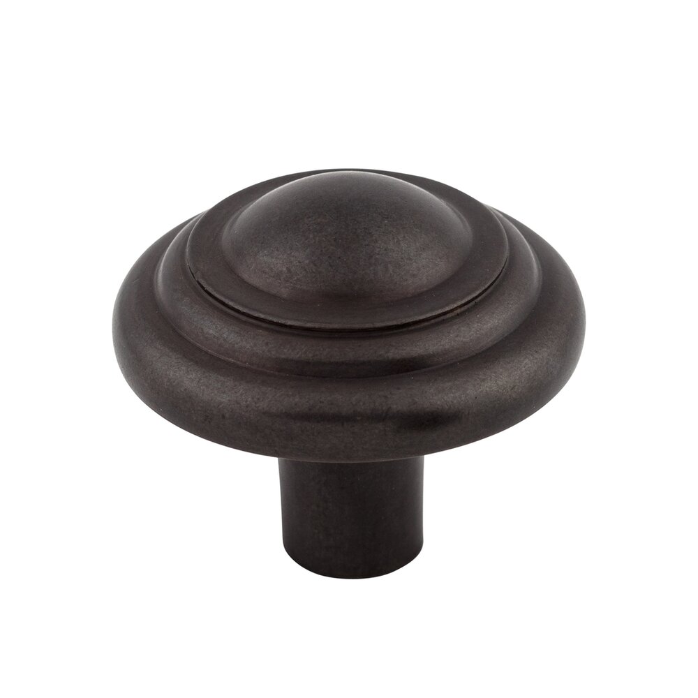 Aspen Button 1 3/4" Diameter Mushroom Knob in Medium Bronze