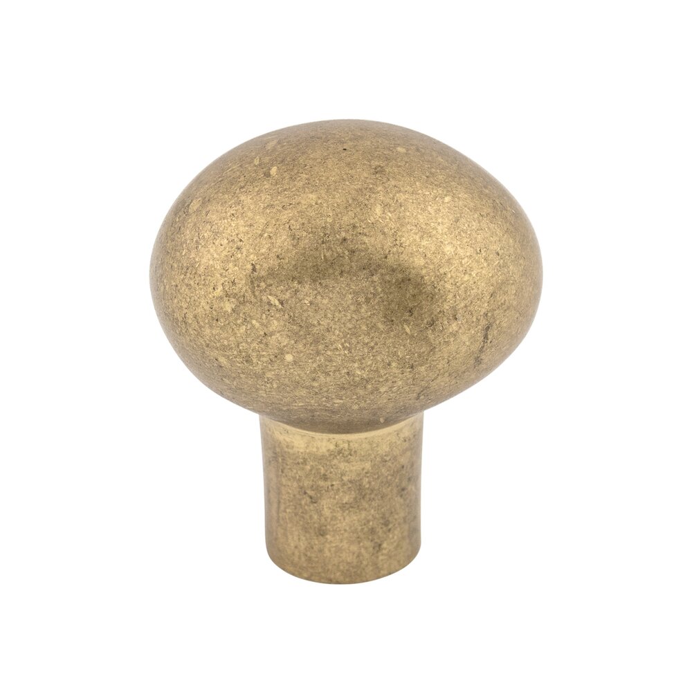 Aspen Small Egg 1 3/16" Long Oval Knob in Light Bronze