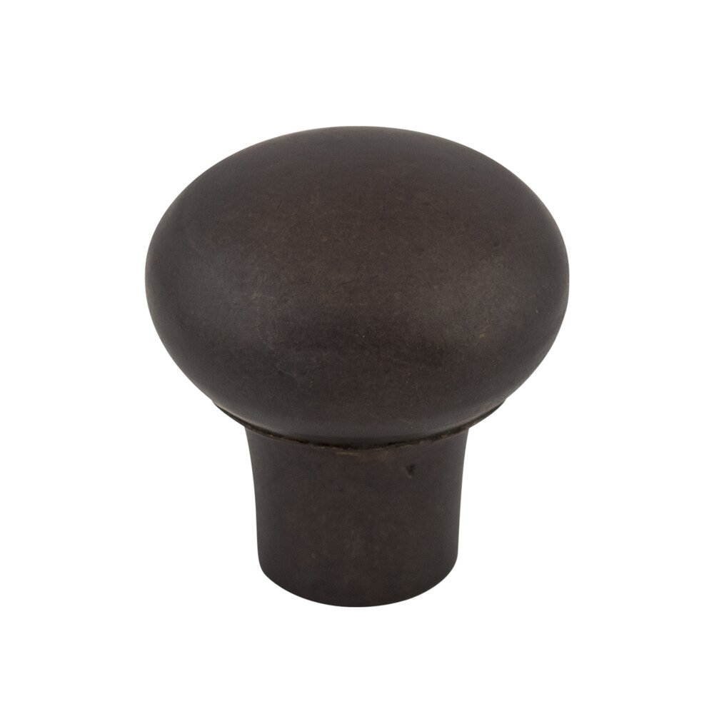 Aspen Round 7/8" Diameter Mushroom Knob in Medium Bronze