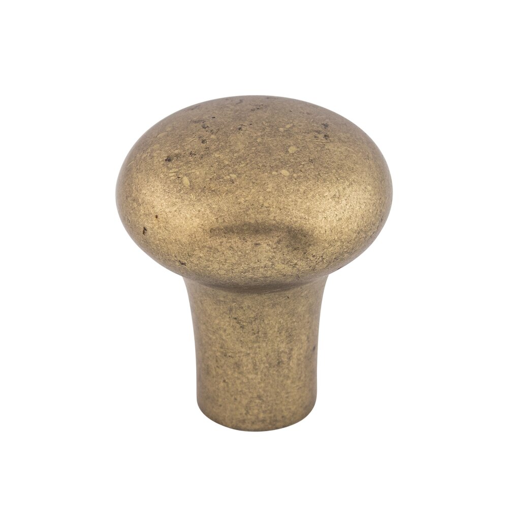 Aspen Round 1 1/8" Diameter Mushroom Knob in Light Bronze