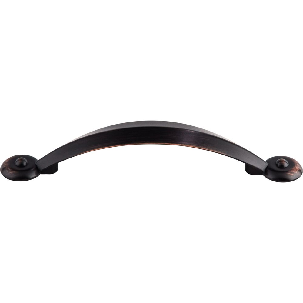 Angle 3 3/4" Centers Arch Pull in Tuscan Bronze